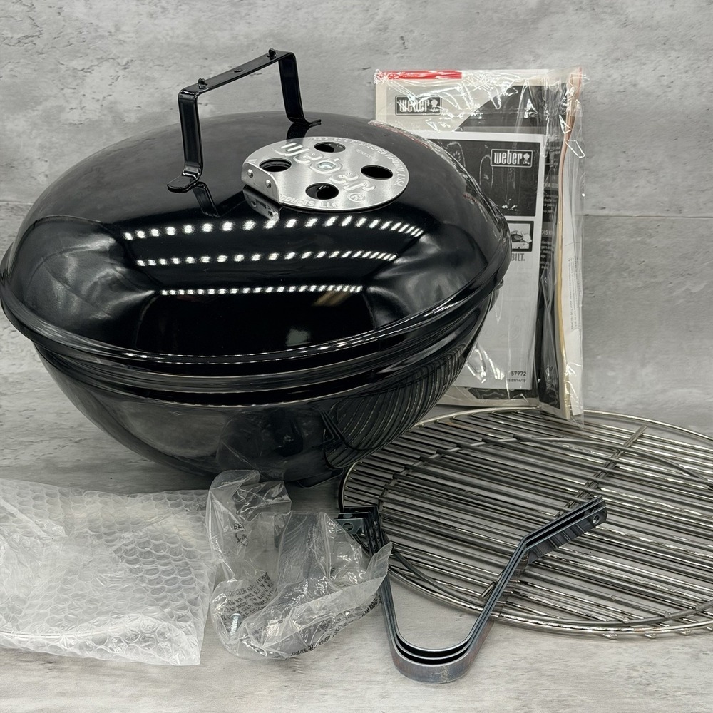 Weber Smokey Joe Charcoal Grill 14" Portable Grill - Black